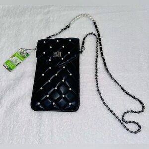 NWT Badgley Mischka Pearls Case with Insert/Card Holder